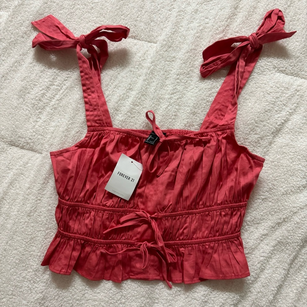 NWT Forever 21 Bow Top